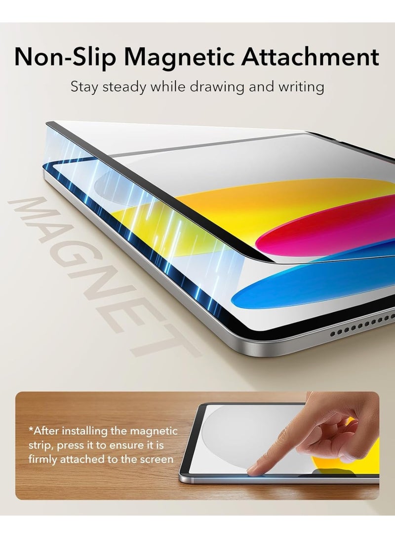 Paper-Feel Magnetic Screen Protector for  Lenovo Yoga Tab Plus 12.7 2025/Lenovo IdeaTab Pro 12.7 2025/Tab P12 12.7inch 2023/2025, Anti Glare & Detachable & Reusable Matte Film, Designed for Drawing, Writing - Image 4